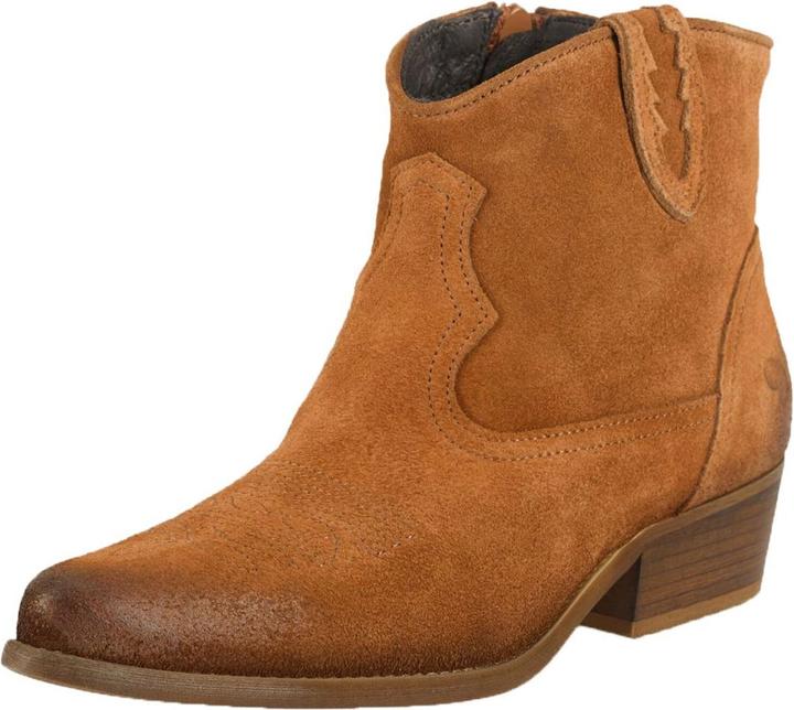 Felmini Die Wide Cowboy-Stiefelette aus Marvin-Leder ist eine trendige und bequeme Wahl. Diese weite