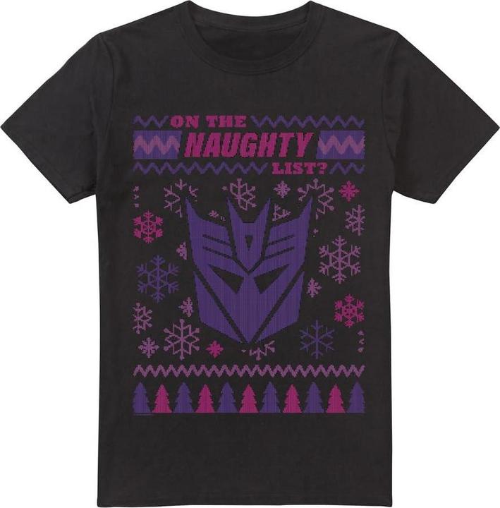 Image du produit Transformers - T-shirt DECEPTICONS NAUGHTY LIST - Homme (4XL)