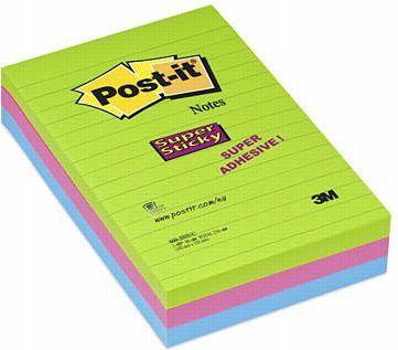 Image du produit Post-it Super Sticky (102 x 152 mm)