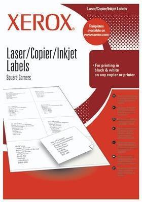 Produktbild Xerox Weiss A4 (210 x 297 mm) 100 Stck. 24) Etiketten
