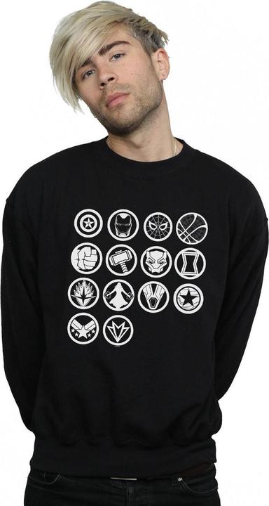 Immagine prodotto Felpa uomo Avengers Infinity War Icons Assemble in cotone (M)