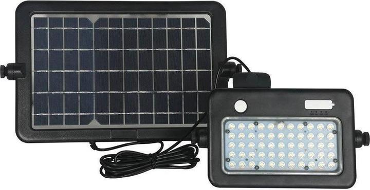 Image du produit V-TAC VT78810 Projecteur solaire à LED 10W Corps noir détachable 4000K (1100 lm, IP65)