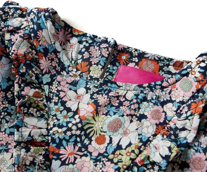 Actual product image VidaXL Children's long sleeve blouse dark blue 104,Material: 100 (104)