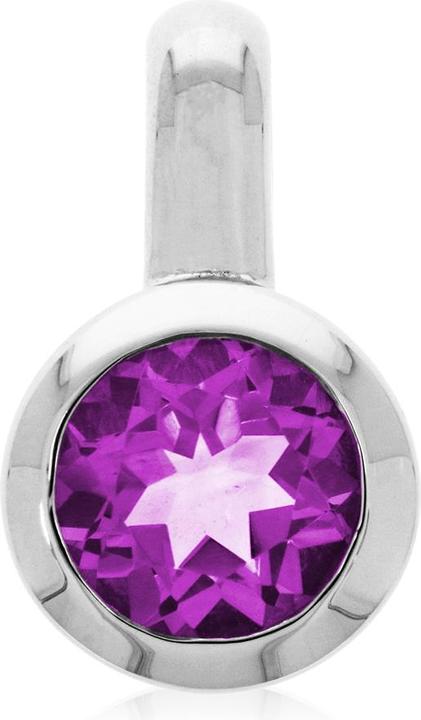 Xen Anhänger mit 7 mm Amethyst ca. 1,25 ct. (925 Sterling Silber)