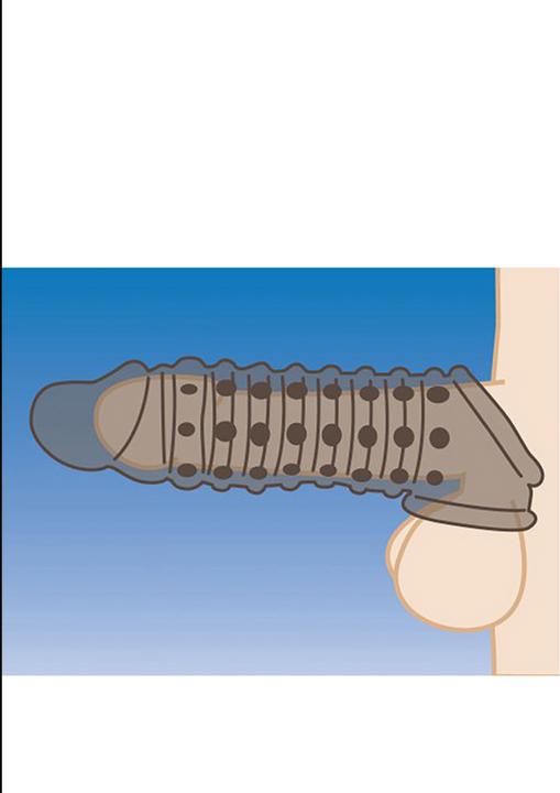 Actual product image Bijoux Indiscrets Penis Enhancer Sleeve