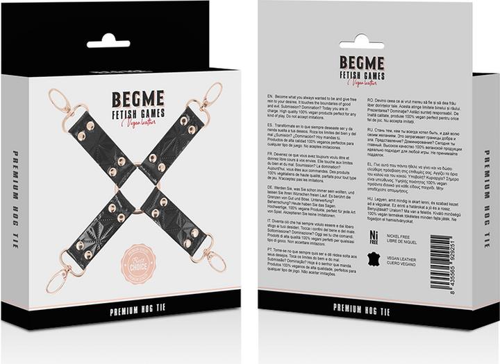 Produktbild Begme Black Edition Vegan Leather Hog Tie