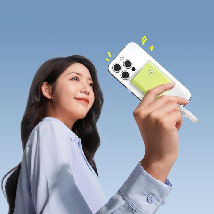 Produktbild Baseus Popsicle 5200mAh 20W Powerbank with Built-in Lightning Cable (+ White Simple USB-C - U (5200 mAh, 20 W, 20 Wh)
