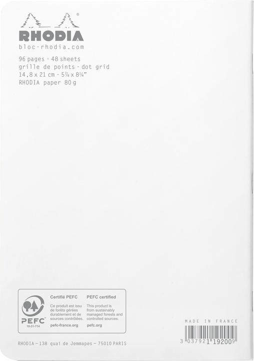 Image du produit Rhodia Carnets et cahiers Classic (A5, Règle spéciale)