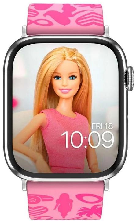 Produktbild Moby Fox Barbie Smartwatch-Armband Pink Classic (22 mm, Edelstahl, Silikon)