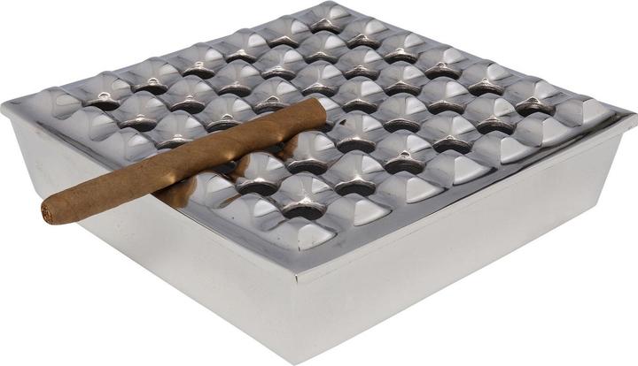 Actual product image Kare Design Ashtray Soho Square Silver 25x25cm