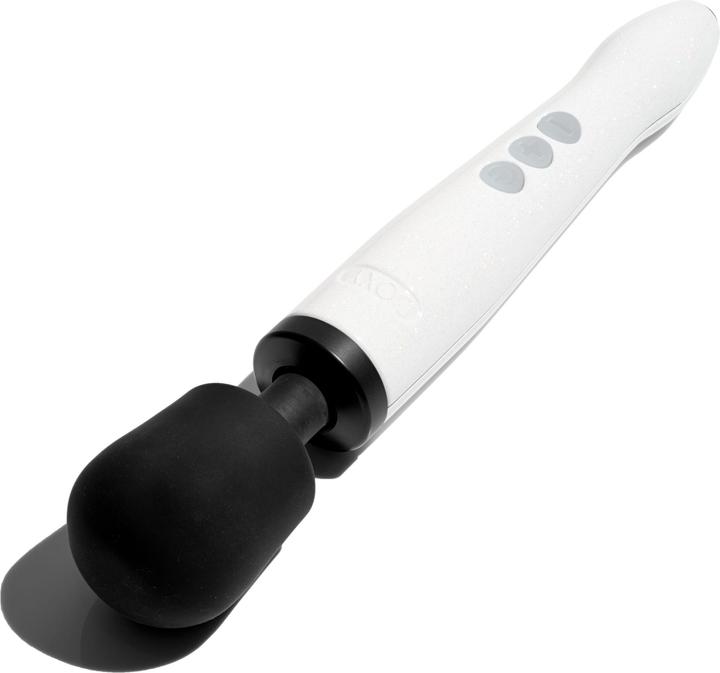 Actual product image Doxy Die Cast R Rechargeable Wand Massager Stardust - White