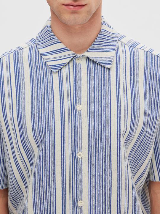Immagine prodotto Selected Homme Camicia a maniche corte a righe (XL)