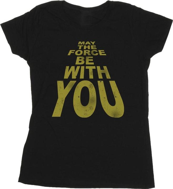 Immagine prodotto Star Wars May The Force Be With You Maglietta Donna (XXL)