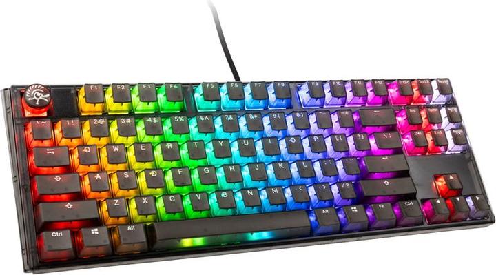 Produktbild Ducky One 3 Aura Black TKL Gaming Tastatur, RGB LED - MX-Brown (US) (US, Kabelgebunden)