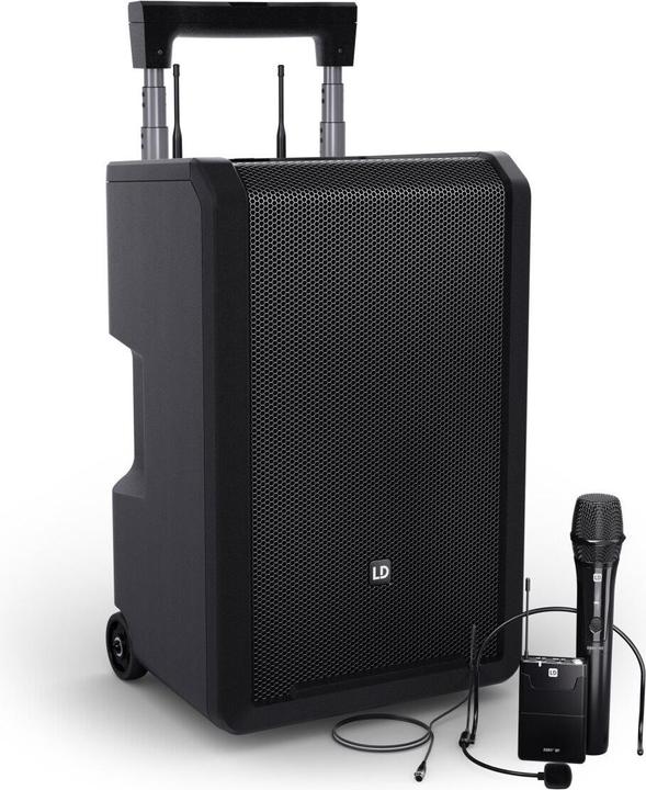Image du produit LD Systems ANNY® 10 HBH 2 B8 - 10" Enceinte mobile de sonorisation Bluetooth® avec batterie, table de mixage (1x 80 W)