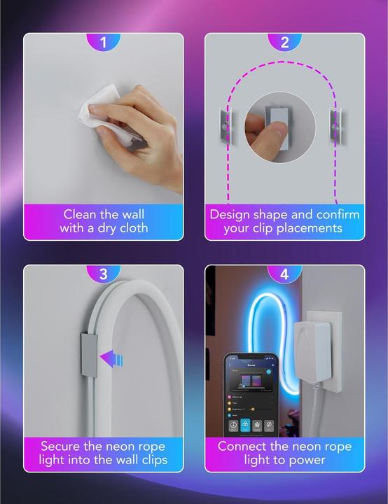 Actual product image Govee Neon (RGBIC, 300 cm, Indoor)