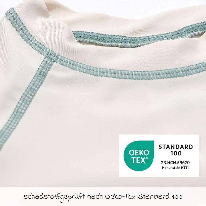 Actual product image La Loona LaLoona Baby-Bademode Bade-Shirt mit UV-Schutz - Krabbe - Offwhite (92)