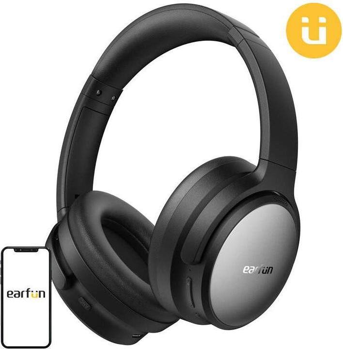 EarFun Tune Pro Wireless Headphones (black) (Wireless)