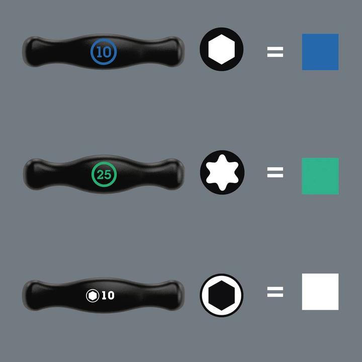 Actual product image Wera 454/10 HF Set Imperial 2 (Sorceress)