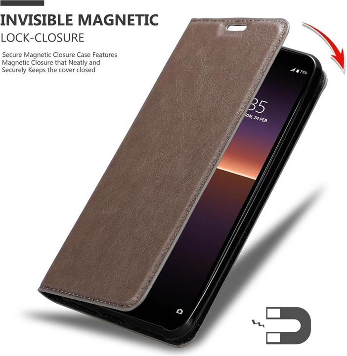 Productafbeelding Cadorabo Boek Onzichtbare Magneethoes (Sony Xperia 10 II)