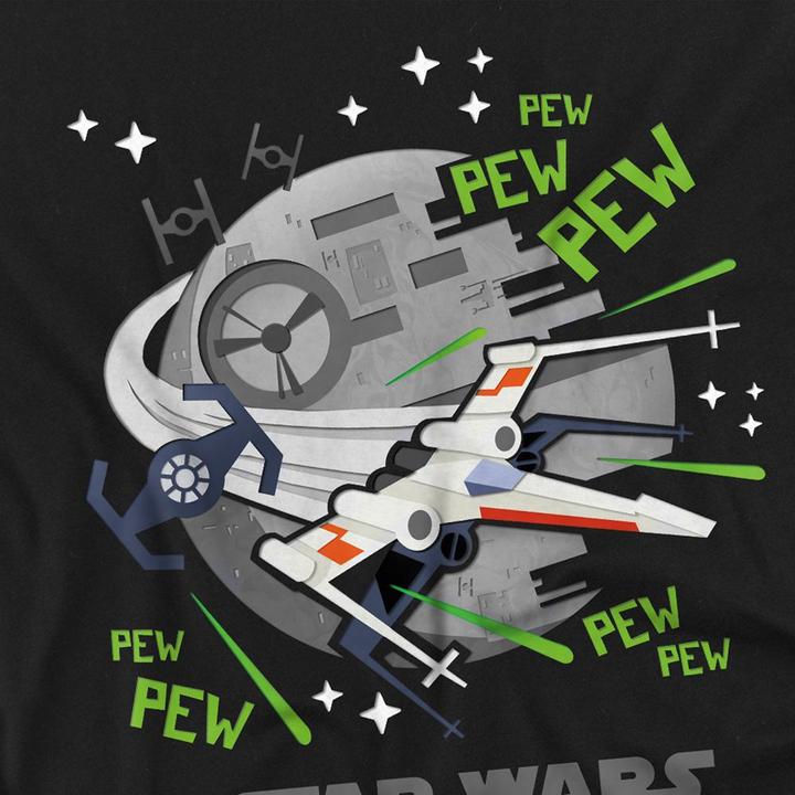 Immagine prodotto Star Wars Pew Pew Maglietta X-Wing Adulto Unisex (S)