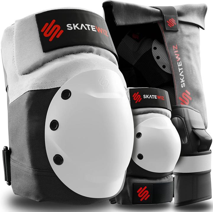 Skatewiz Inliner Schoner-Set mit Neopren-Sleeves (6-teilig) (M, Handgelenkschoner, Knieschoner, Ellbogenschoner, 6 Stück)