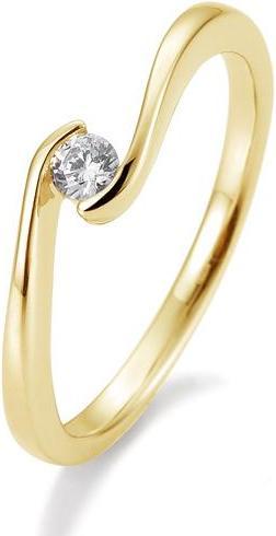 Produktbild Breuning Ring Schwung 0,05-0,30ct. (51, 585/14 K Gold)