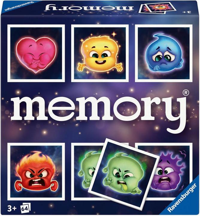Produktbild Ravensburger 23487 memory® Emotionen. Der Spieleklassiker zeigt auf 32 Kartenpaaren (Multilingual)