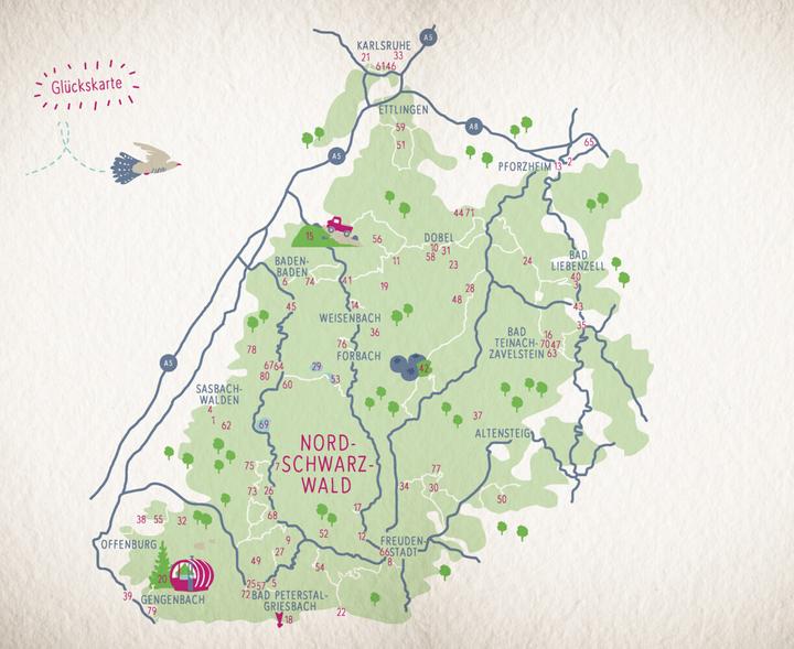 Produktbild Glücksorte im Nordschwarzwald (Deutsch, Birgit Jennerjahn-Hakenes, 2024)