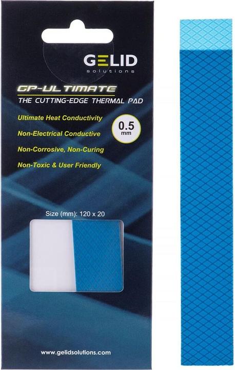 Produktbild Gelid Solutions TP-GP04-R-A Wärmeleitpaste Thermalpolster (0.50 mm, 15 W/m K)