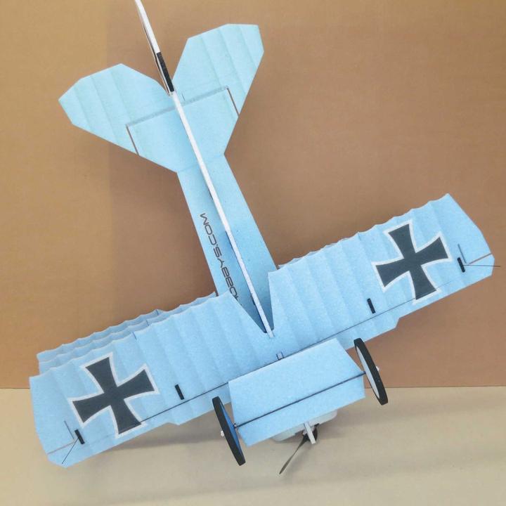 Actual product image RC Factory RC-Factory Crack FOKKER Dr.1 Triplane Red Baron LITE series (Aerobatics)