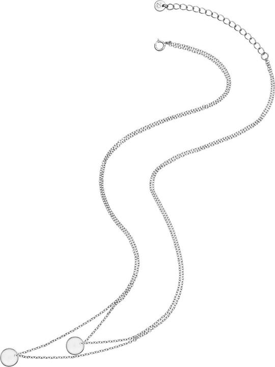 Actual product image Glanzstücke München Ladies circle sterling silver 45.0 cm basic length + 5.5 cm extension - 31530 (Sterling Silver, 45 - 50.5 cm)