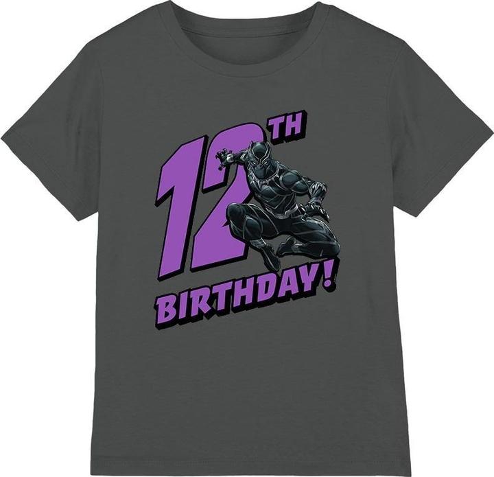Black TShirt 12er Geburstag