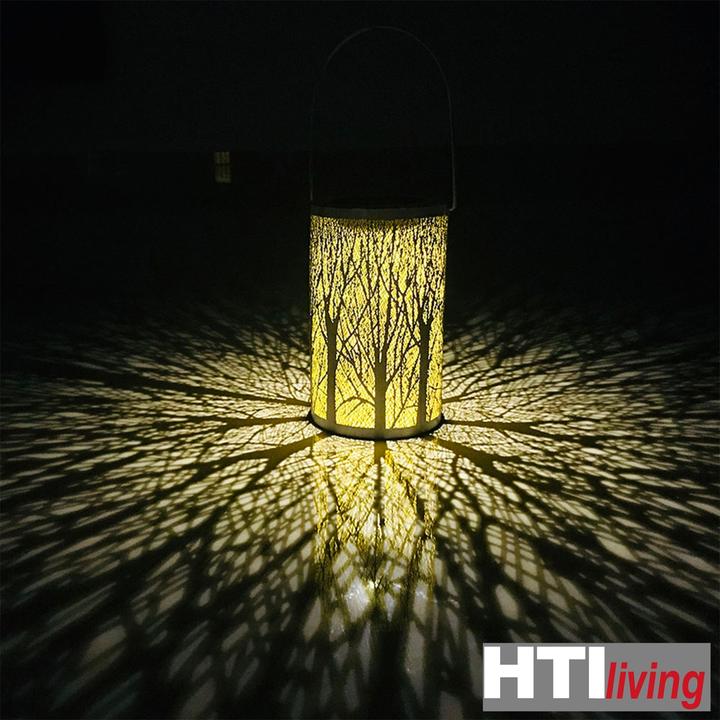 Produktbild HTI-Living Solarlaterne Blätter/Baum, 2er Set (12.5 x 12.5 cm, 2 x)