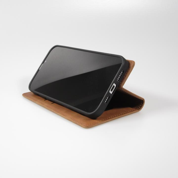 Actual product image PhoneLook Leather bag flip wallet vintage with magnetic closure and card holder (Apple iPhone 13)
