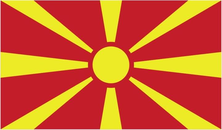 Produktbild Bügelbilder Bügelbild Mazedonien Flagge (1 x)
