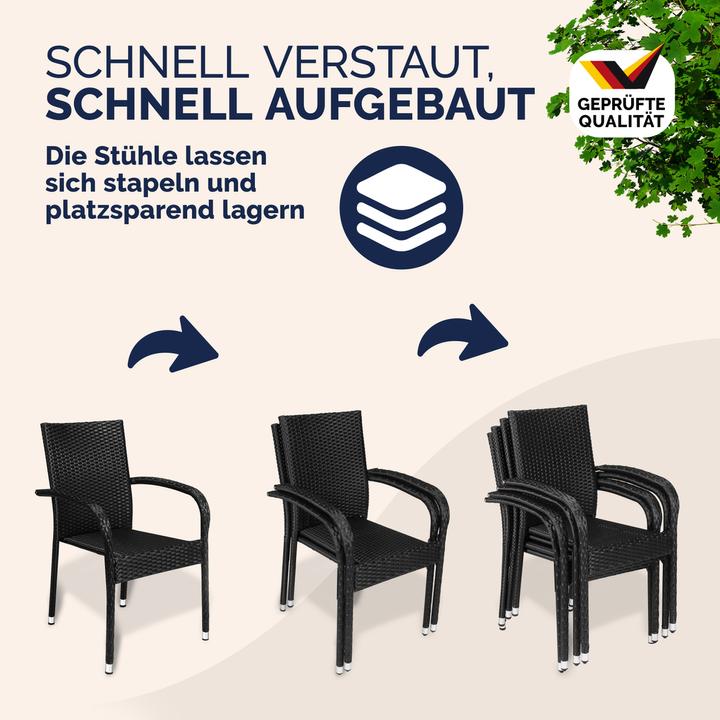 Immagine prodotto Casaria Polyrattan Gartenstühle