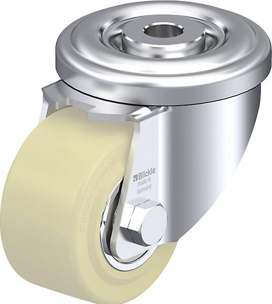 Image du produit kaiserkraft Roulette pivotante compacte en tôle d'acier LR-GSPO 60K