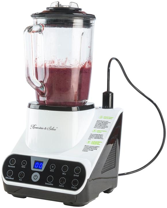 Produktbild Rosenstein & Söhne Standmixer mit Vakuumier-Funktion (EU-Stecker, 1300 W)