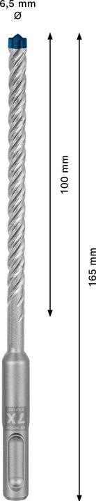 Produktbild Bosch Professional Zubehör EXPERT SDS plus-7X Hammerbohrer, 6,5 x 100 x 165 mm (6.5 mm)