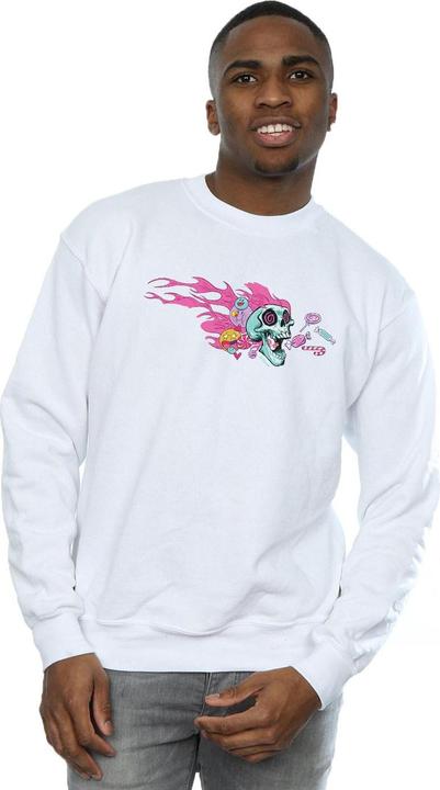 Actual product image Disney Mens Wreck It Ralph Candy Skull Sweatshirt (M)