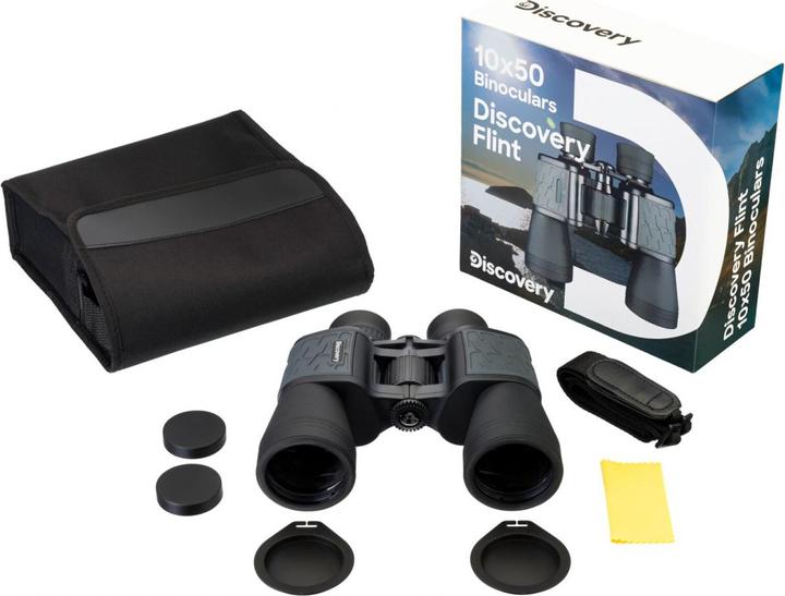 Actual product image Levenhuk Discovery Flint 10x50 binoculars (10 x, 50 mm)
