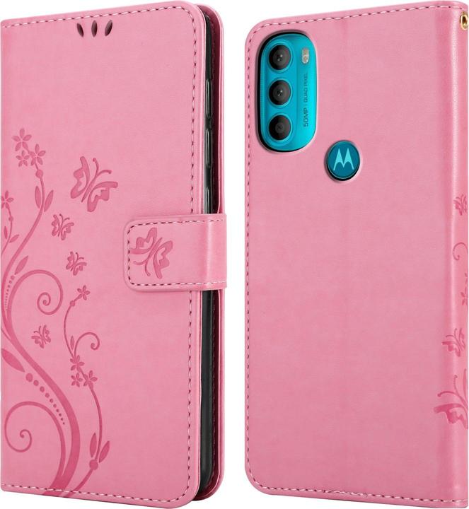 Image du produit Cadorabo Pochette Flower Book (Motorola Moto G71 5G)
