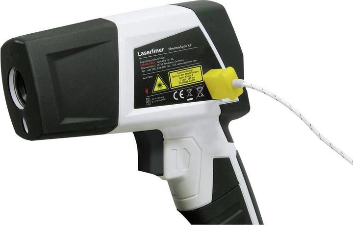 Actual product image Laserliner Infrared thermometer ThermoSpot XP (-40°-1500°C50:1, K-type, USB, BLE)