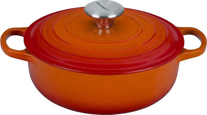 Image du produit Le Creuset Sauteuse Sig 24 cm Rouge Four (24 cm, Poêle à frire, Fonte)