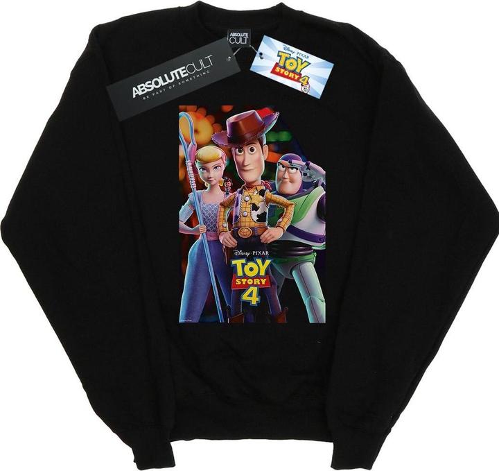 Actual product image Disney Girls Toy Story 4 Buzz Woody And Bo Peep Poster Sweatshirt (128)