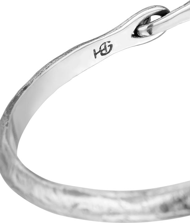 Produktbild Haze & Glory Armband Armreif - Hook Small Gehämmert 925 Silber (20 cm, 925er Sterling Silber)