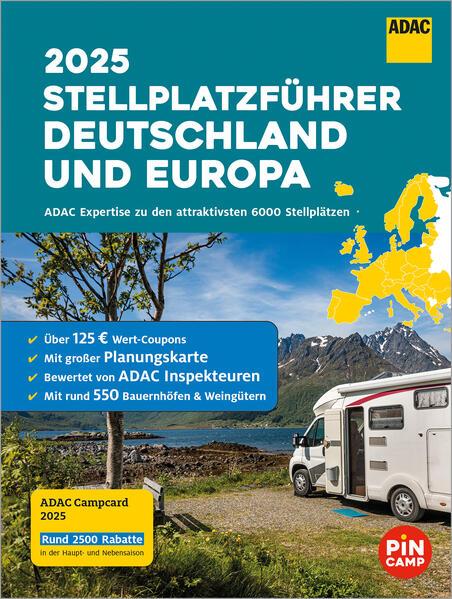 Actual product image Adac Stellplatzführer 2025 Deutschland und Europa (German, 2025)