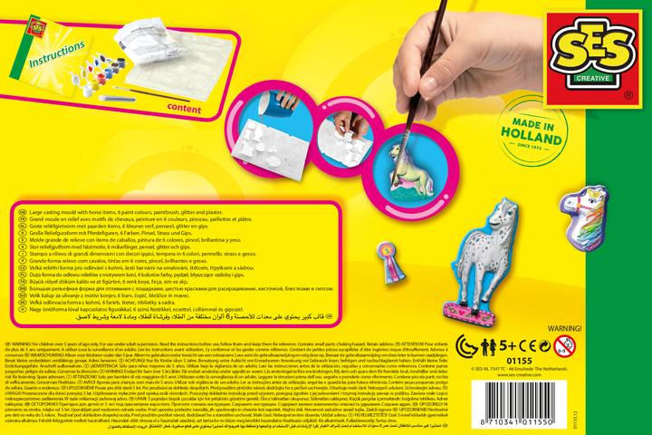 Actual product image Ses Plaster cast and painting - horses