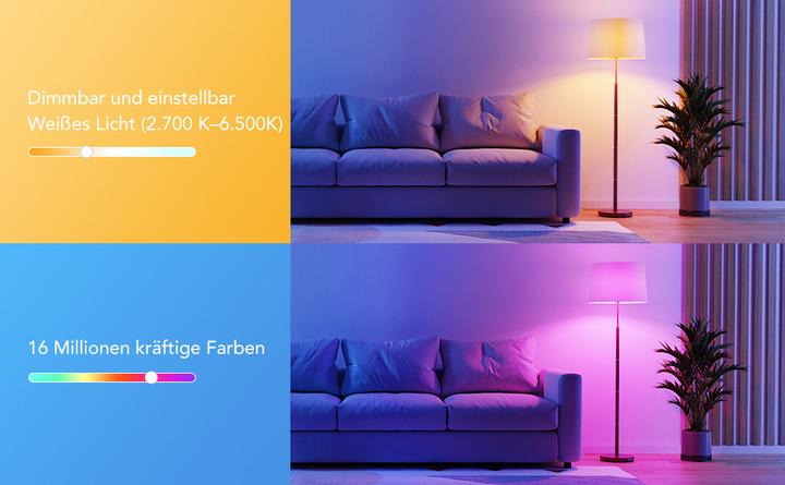 Actual product image Govee Smart Light Bulb (E27, 9 W, 1200 lm, 1 x, F)